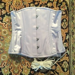 White satin underbust corset (size 22)